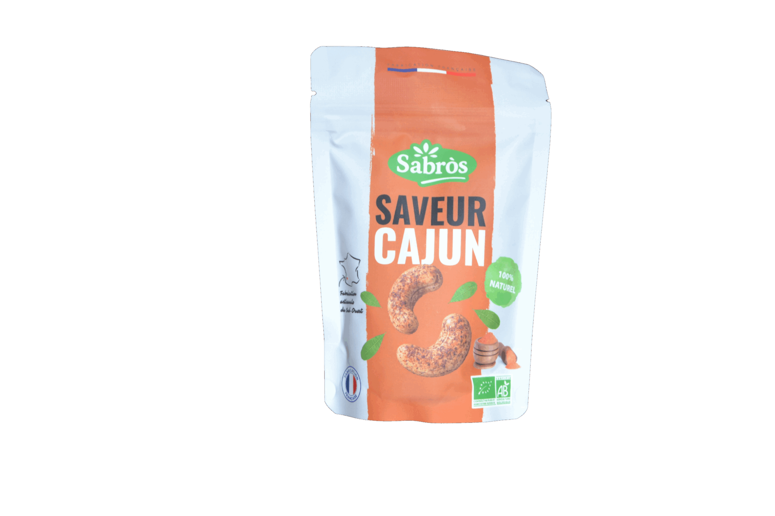 Noix de cajou cajun bio La Maison de l'Ail Noir doypack 100g