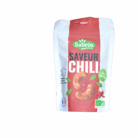 imageNoix de cajou chili bio La Maison de l'Ail Noir doypack 100g
