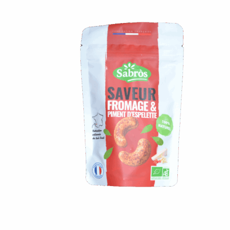 Noix de cajou fromage piment Espelette bio La Maison de l'Ail Noir 100g