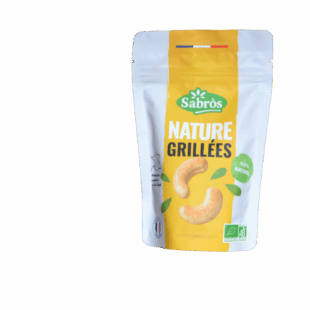 Noix de cajou bio grillées La Maison de l'Ail Noir doypack 100g