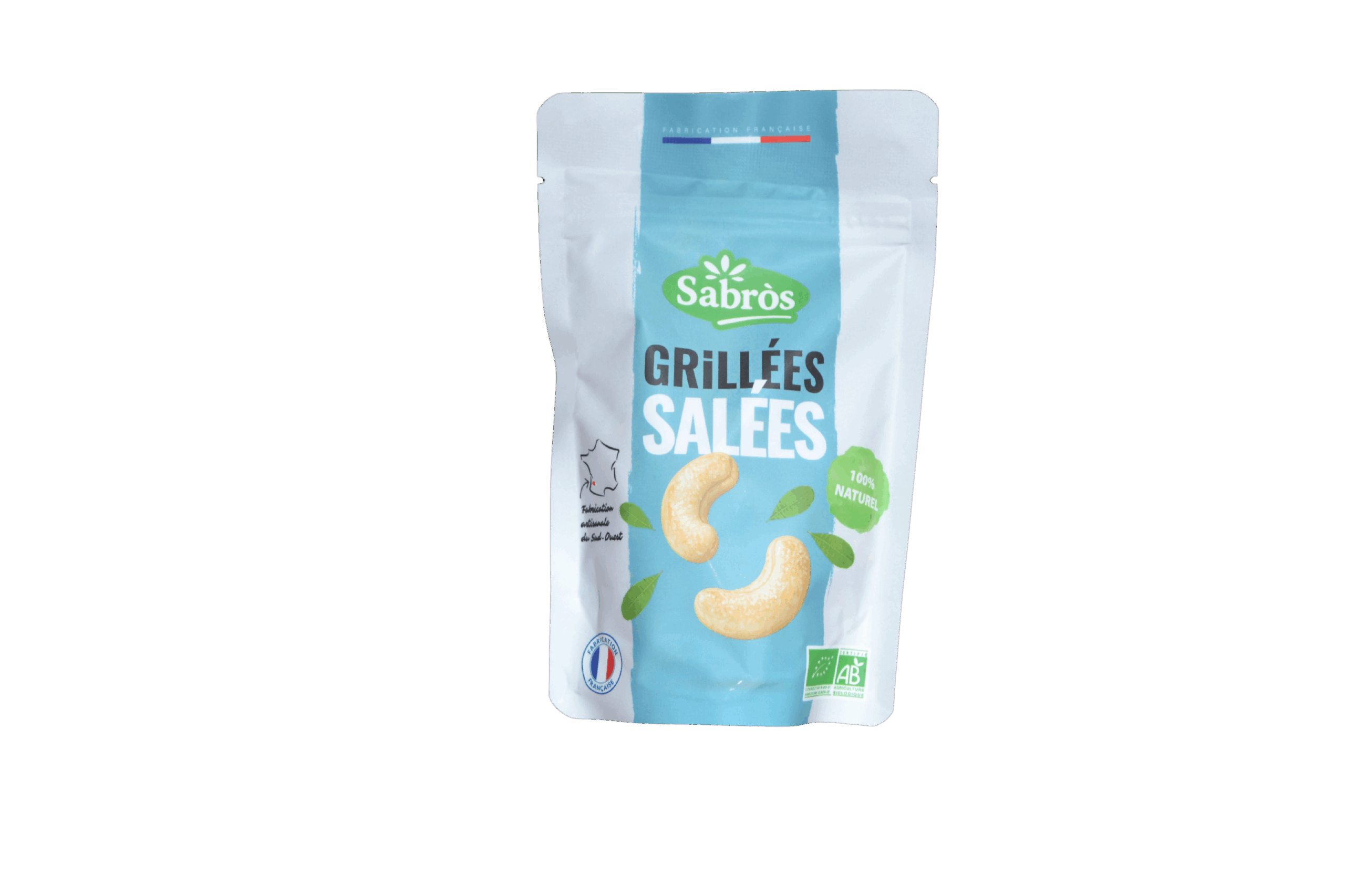 Noix de cajou bio grillées salées La Maison de l'Ail Noir doypack 100g
