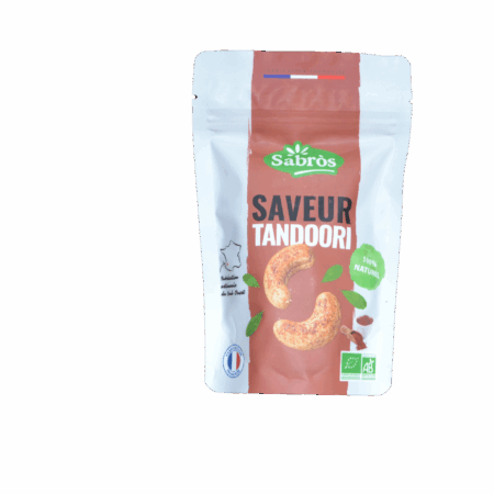 Noix de cajou tandoori bio La Maison de l'Ail Noir doypack 100g
