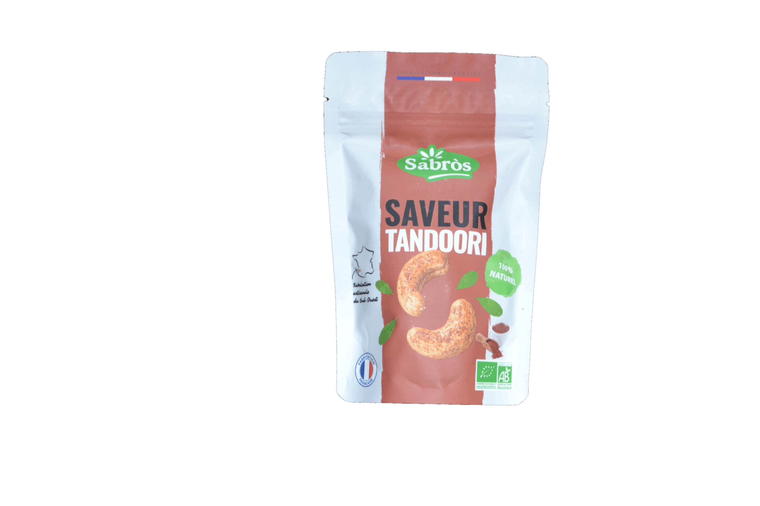 Noix de cajou tandoori bio La Maison de l'Ail Noir doypack 100g