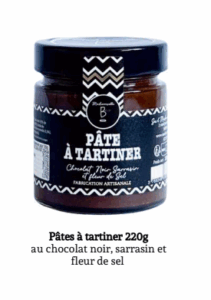 Pâte à tartiner chocolat noir sarrasin bio Mademoiselle Breizh
