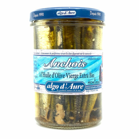 Algo d'Aure - Anchois à l'huile d'Olive Vierge Extra Bio