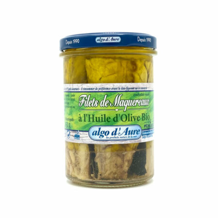Algo d'Aure - Filets de Maquereaux à l'huile d'olive bio