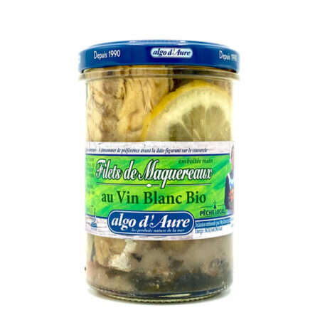 Algo d'Aure - Filets de Maquereaux au vin blanc bio