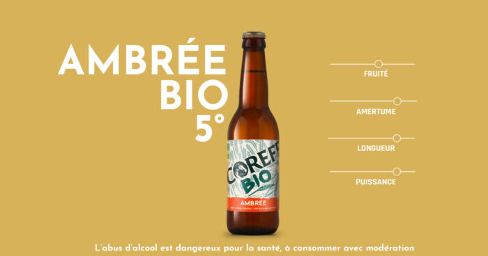 Coreff - Bières Ambrée bio