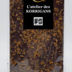 L'Atelier des Korrigans - Fournisseur Chocolat bio - Tablette de Chocolat noir au caramel