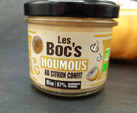 Les Boc's - Houmous au citron confit bio