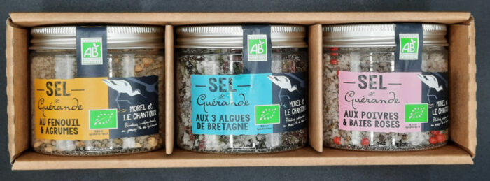 L'Atelier du Sel - Pack découverte de 3 boites de Sel de Guérande pour poisson