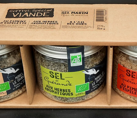 L'Atelier du Sel - Pack découverte de 3 boites de Sel de Guérande pour viande