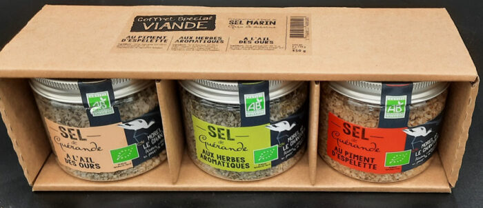 L'Atelier du Sel - Pack découverte de 3 boites de Sel de Guérande pour viande