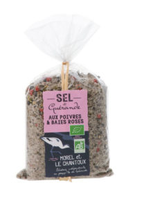L'Atelier du Sel - Sel de Guérande aux Poivres & Baies Roses bio - Sachet de 250g