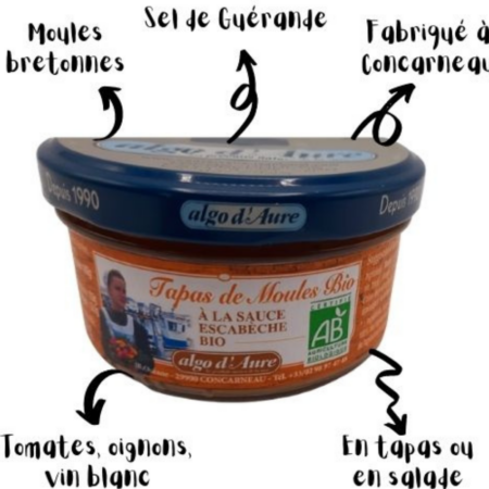 Algo d'Aure - Tapas de Moules bio