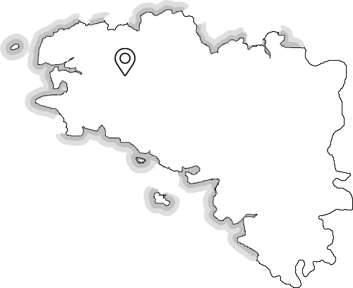Localisation Coreff - Carhaix