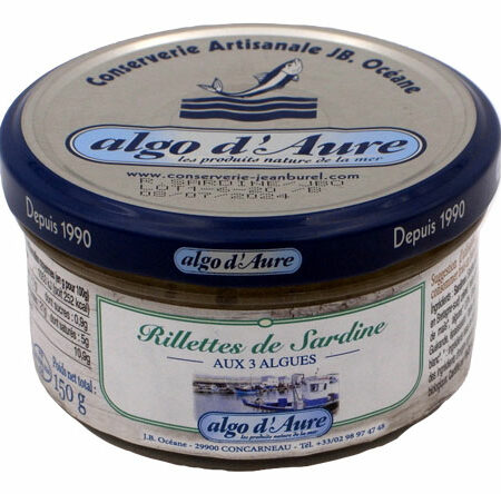 Algo d'Aure - Rillettes de Sardine aux 3 Algues