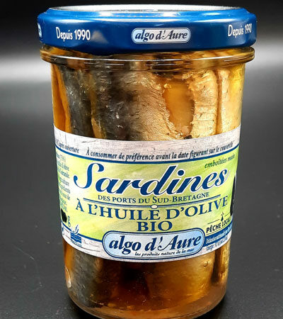 Algo d'Aure - Sardines à l'huile d'olive bio