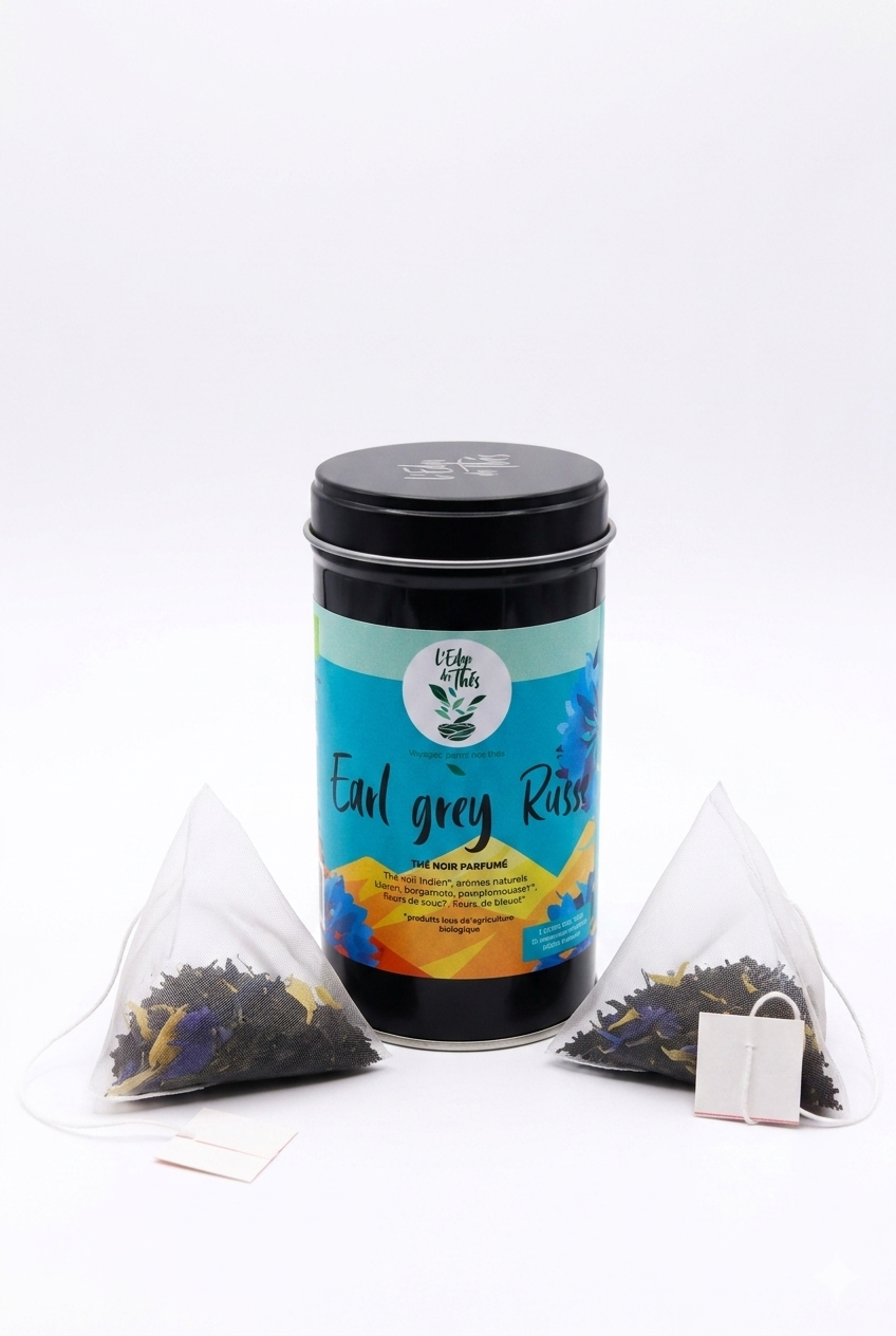 Earl grey russe infusette bio L'Eden des Thés