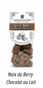 Noix enrobées chocolat au lait poudrées cacao bio Cocoripop