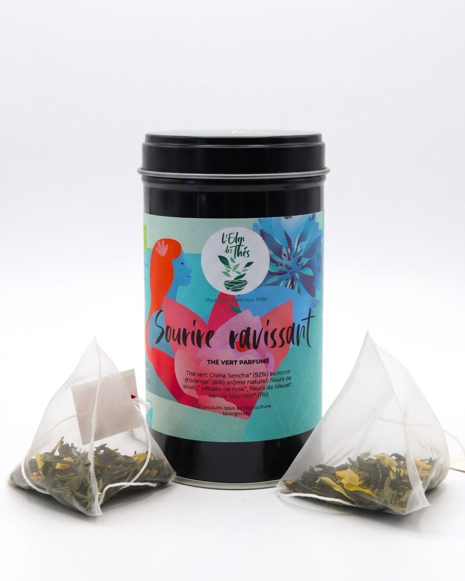 Sourire ravissant infusette bio L'Eden des Thés